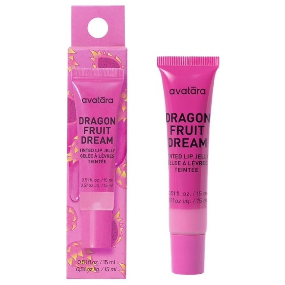 Avatara Tinted Lip Jelly - Dragon Fruit Dream  gloss makeup beauty lips lipstick